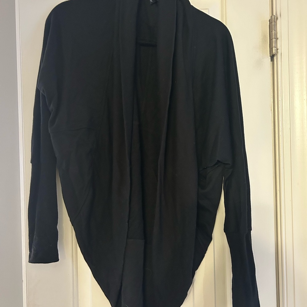 Massimo Black Cardigan Sweater